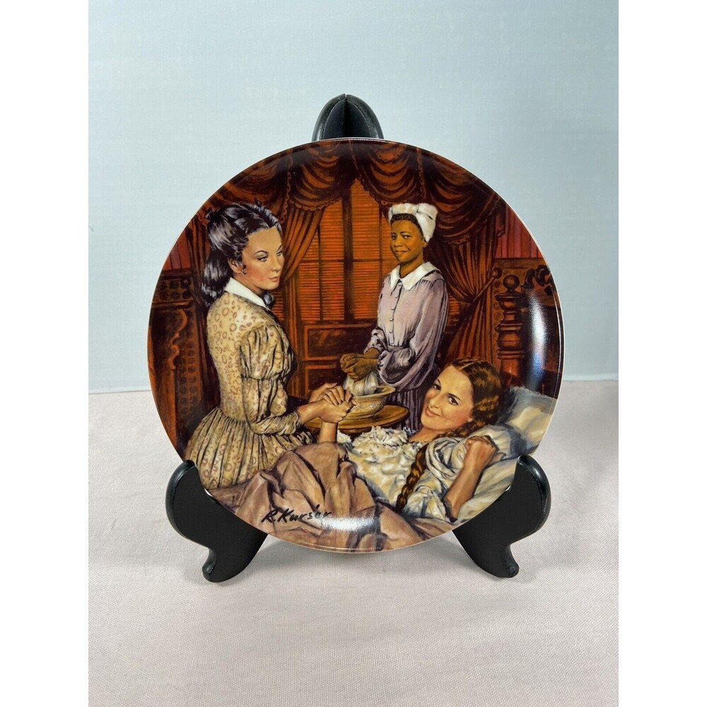 Gone with wind Melanie Gives Birth. Plate - 11178D